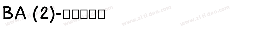 BA (2)字体转换